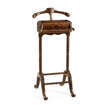 Ocala Mahogany Valet Stand with Stud Box