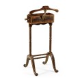 Ocala Mahogany Valet Stand with Stud Box