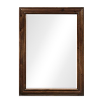 Oak Cushion Frame Mirror (Plain)