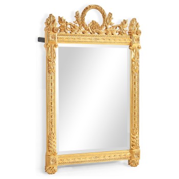 Empire style gilded mirror