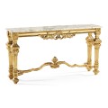 French Century Console - White Calacatta marle top