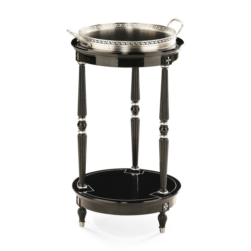 Ocala Smoky Black side table