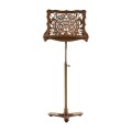 Ocala Fretwork Walnut Adjustable Music Stand