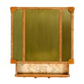 Night table w/ brass top