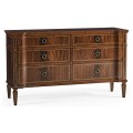 Regency Mahogany Reverse Breakfront Chest