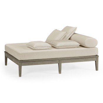 Outdoor small lounge ottoman (COM)