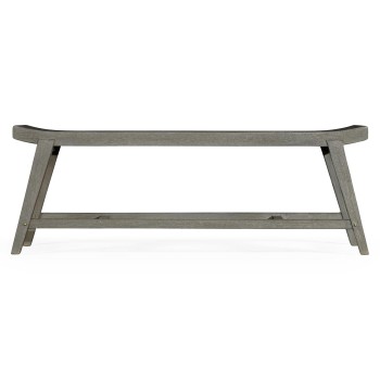 Outdoor long bench