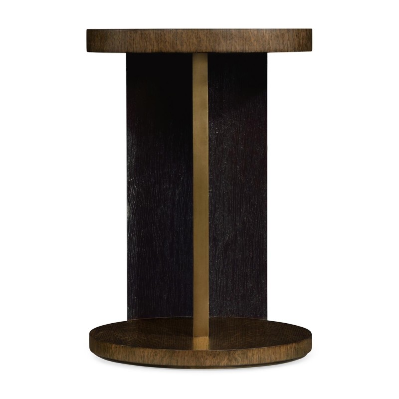 Round side table