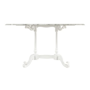 Large Rect Table White Carrara top 
34