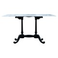 Large Rect Table White Carrara top 
34