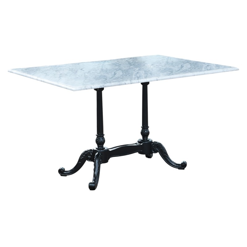 Large Rect Table White Carrara top 
34