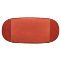 Oval Desk - RED  BRICK LEATHER 031-01-00210