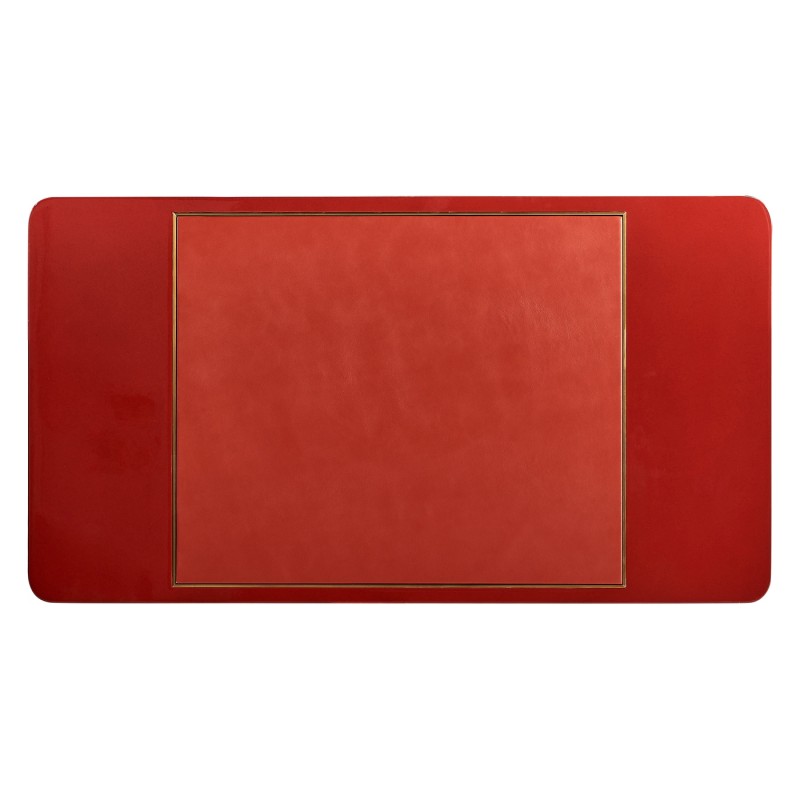 Rectangular Desk (100) - RED BRICK LEATHER 031-01-00210