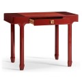 Rectangular Desk (100) - RED BRICK LEATHER 031-01-00210