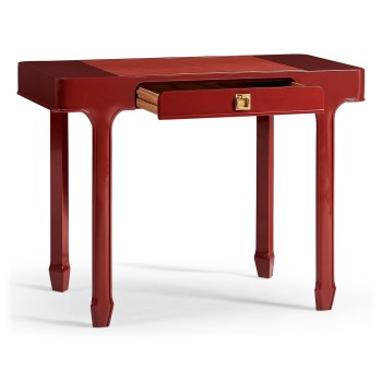 Rectangular Desk (100) - RED BRICK LEATHER 031-01-00210