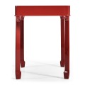 Rectangular Desk (140) - RED BRICK LEATHER 031-01-00210 - socket