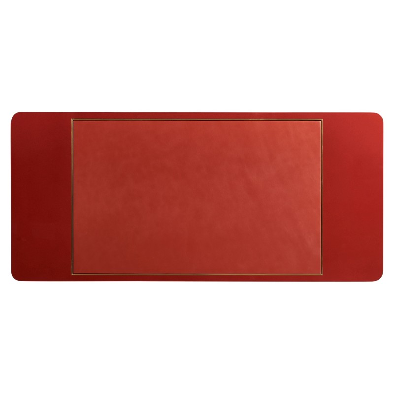 Rectangular Desk (120) - RED BRICK LEATHER 031-01-00210