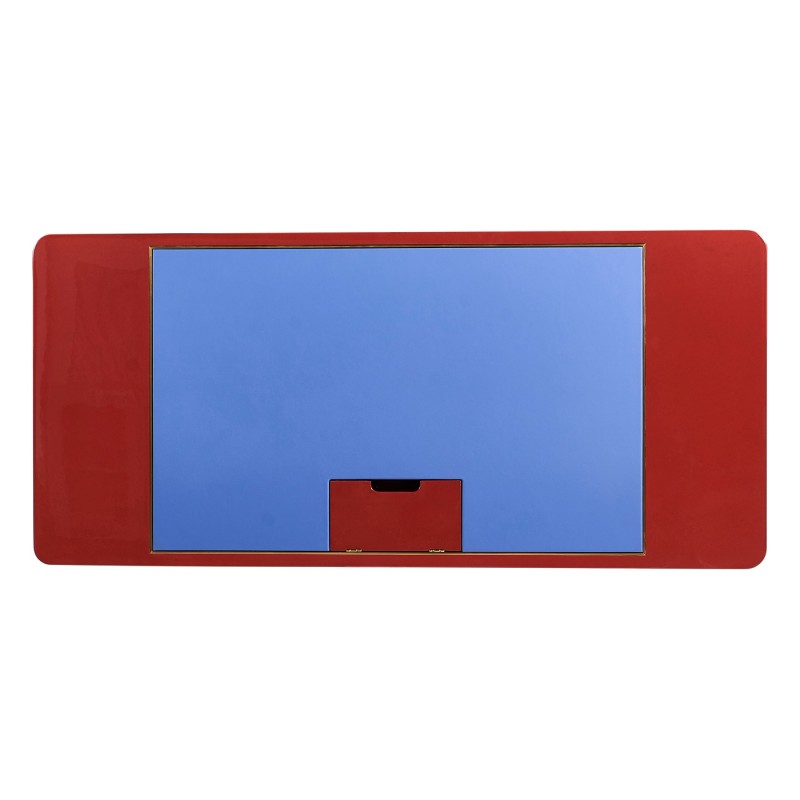 Rectangular Desk (120) - RED 15278 AZUR - socket
