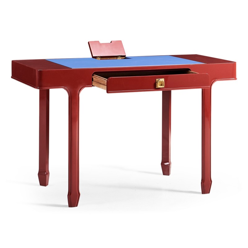 Rectangular Desk (120) - RED 15278 AZUR - socket