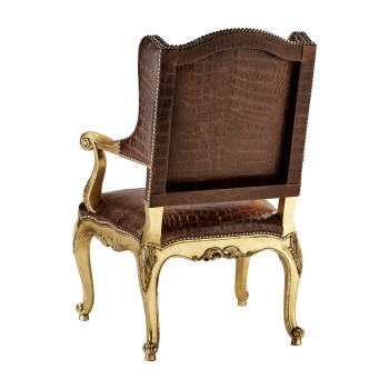Conservatory Chair - Moore & giles Cuero Croc British Tan
