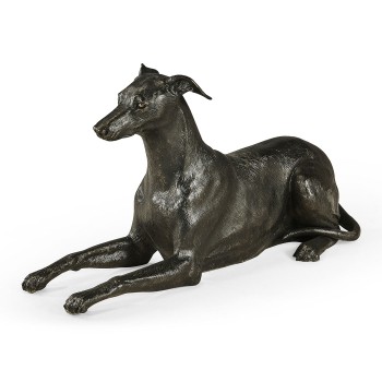 Whippet standing no collars