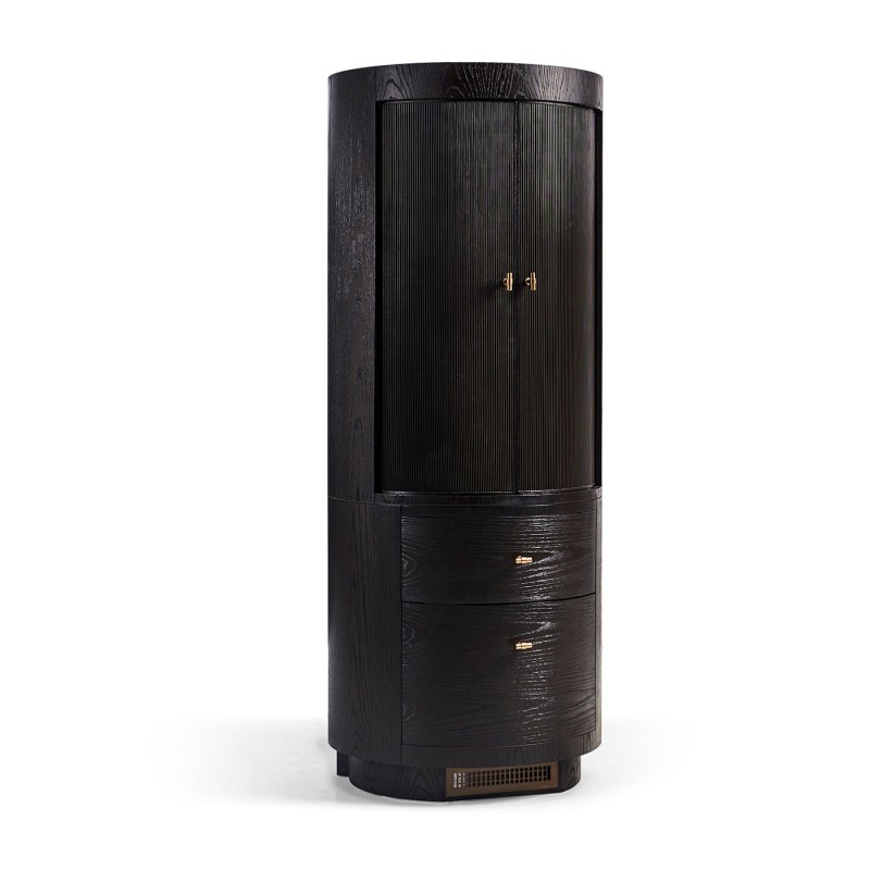Curved Bar Cabinet @ King