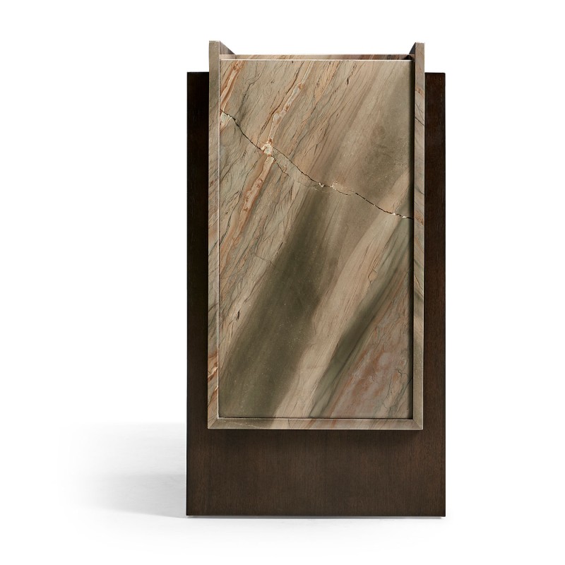 Small Stone top end table for Ice bucket
