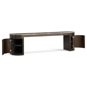Credenza at Back of Sofa