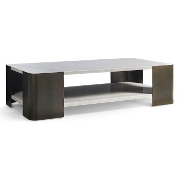 Oval cocktail table