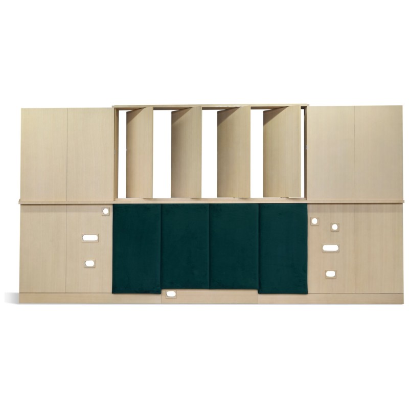 Panel divisorio con cabecero - Dividing panel with headboard (Left)