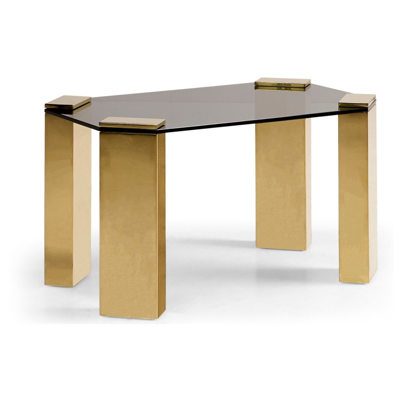 Glass coffee table