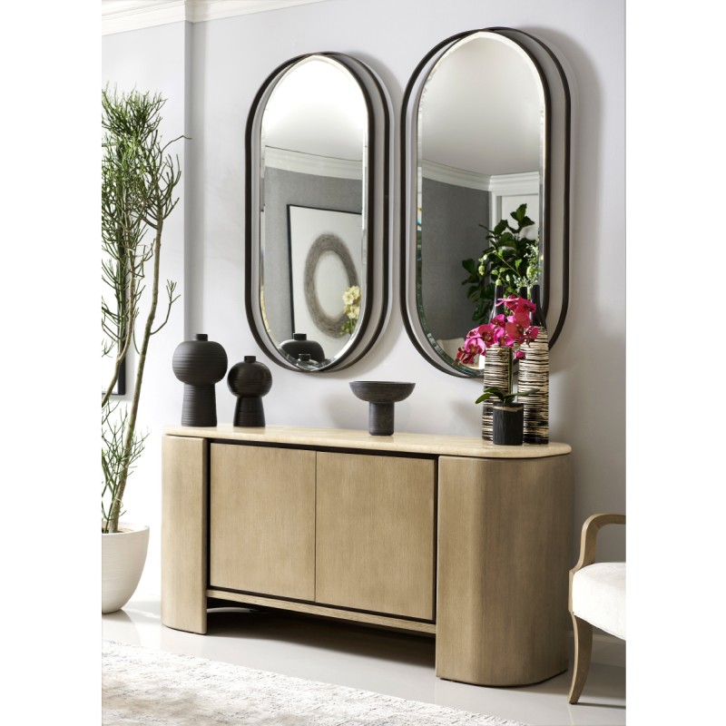 Cambrio Credenza with Faux Marble Top