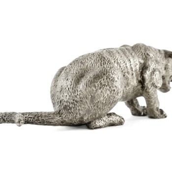Antique White Brass Panther