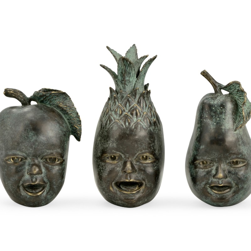 Dark Bronze Fruit & Children'S Faces