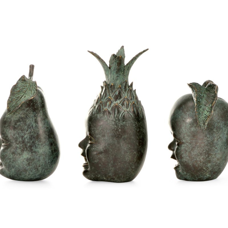 Dark Bronze Fruit & Children'S Faces