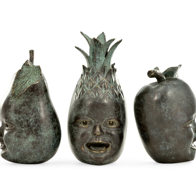 Dark Bronze Fruit & Children'S Faces