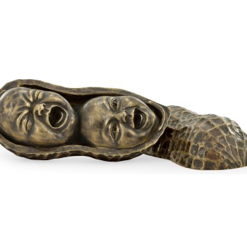 Antique Dark Bronze Peanut Shell