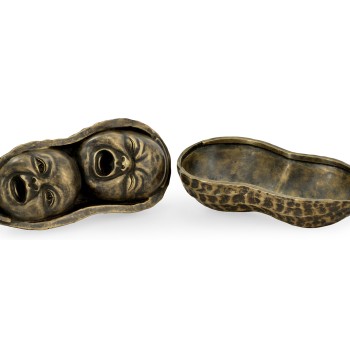 Antique Dark Bronze Peanut Shell