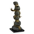Dark Bronze Stacked Snails