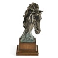 Antique Dark Bronze Stallion Horse Head