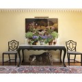 Eden Ebonised Distressed Oak Table