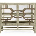 Hewlett Grey Oak Glazed Cabinet