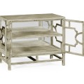 Hewlett Grey Oak Glazed Cabinet