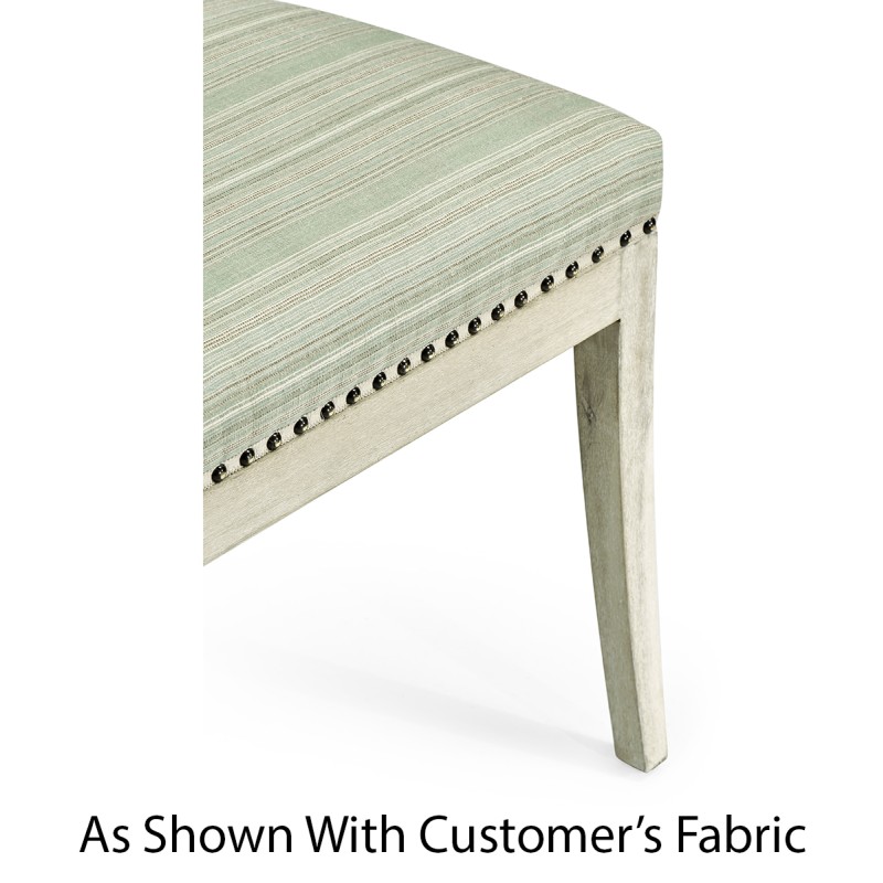 Lucillo Washed Acacia Carver Side Chair