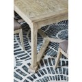 Lucillo Washed Acacia Carver Side Chair