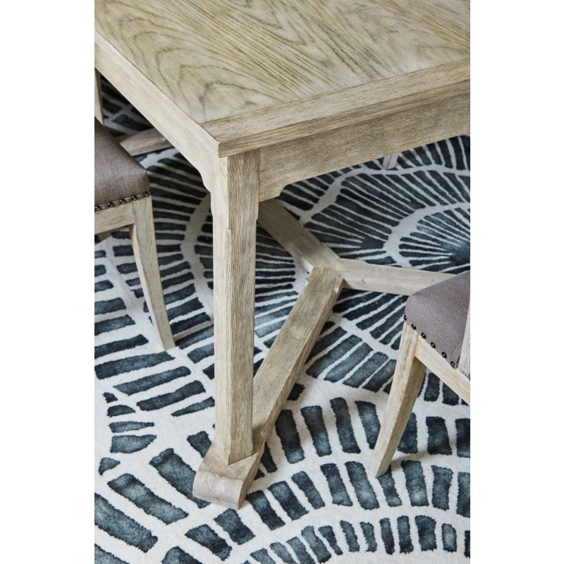 Lucillo Washed Acacia Carver Side Chair